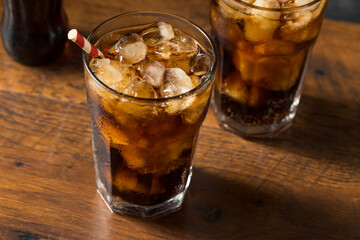 Refreshing Cold Dark Cola Soft Drink