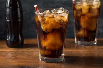 Refreshing Cold Dark Cola Soft Drink