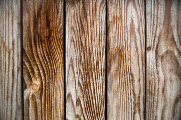 unpainted raw old wooden boards