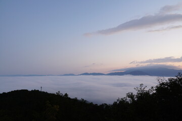 夜明け前の雲海
