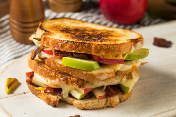 Homemade Bacon Apple Grilled Cheese Panini