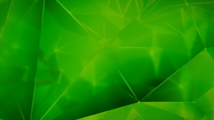 Futuristic, High Tech, green and yellow background, with network lines conveying a connectivity concept. 3D render
