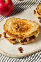 Homemade Bacon Apple Grilled Cheese Panini