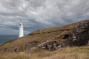 Fototapeta na wymiar Lighthouse located in Cornwall