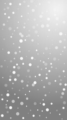 Obraz premium White dots Christmas background. Subtle flying sno