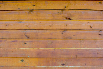 Obraz premium Background from light yellow wooden boards texture.