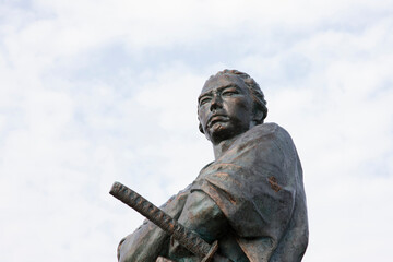 Fototapeta na wymiar 長崎の坂本龍馬像