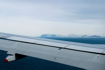 Plane Window iced