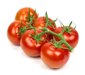 Tomato isolate. Tomato on white background