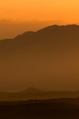 大観峰からの阿蘇の朝