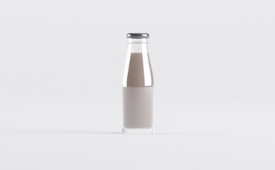 Bottle Milk Mockup 3DIllustration