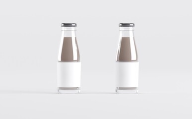 Bottle Milk Mockup 3DIllustration