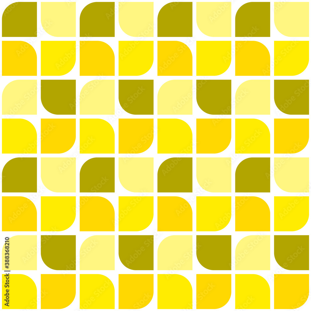 Aufkleber vector seamless pattern with basic geometric shapes. abstract multicolor mosaic template