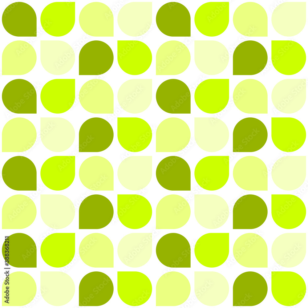 Aufkleber vector seamless pattern with basic geometric shapes. abstract multicolor mosaic template
