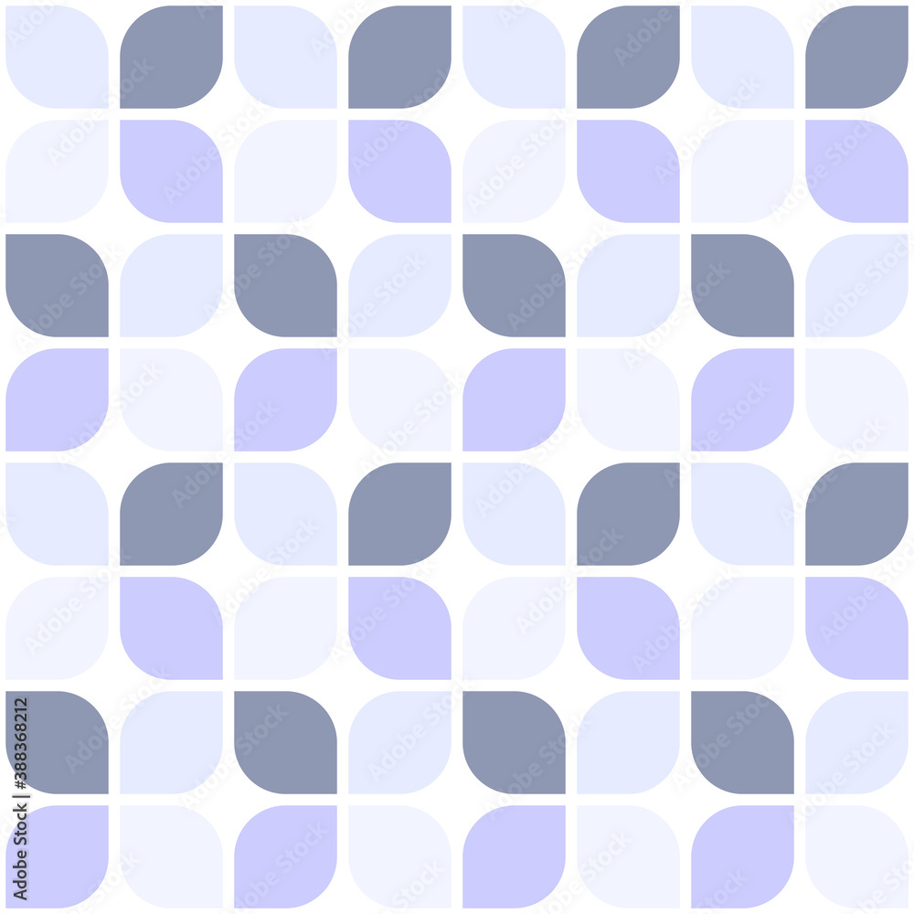 Aufkleber vector seamless pattern with basic geometric shapes. abstract multicolor mosaic template