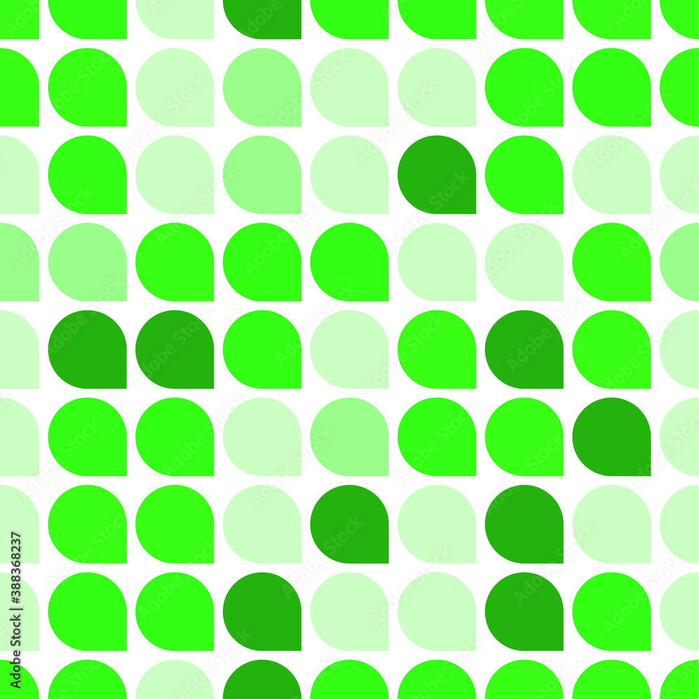 Aufkleber vector seamless pattern with basic geometric shapes. abstract multicolor mosaic template