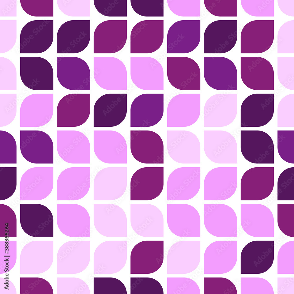 Aufkleber vector seamless pattern with basic geometric shapes. abstract multicolor mosaic template