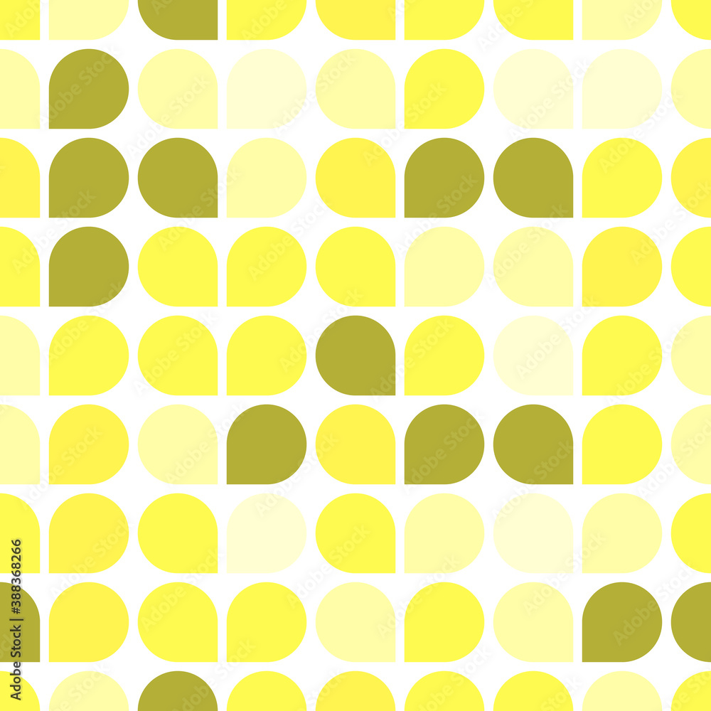Aufkleber vector seamless pattern with basic geometric shapes. abstract multicolor mosaic template