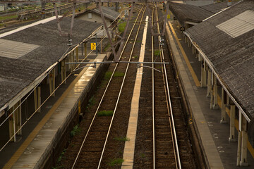 ローカル駅のホーム