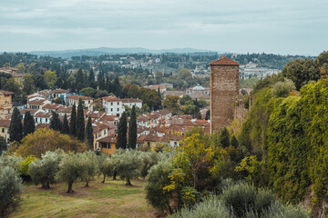 Fototapeta premium view of the old town