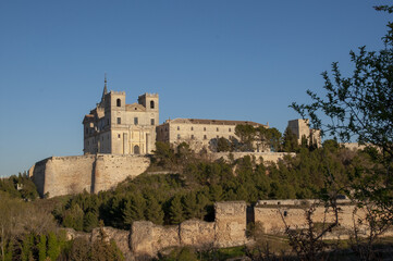 Fototapeta na wymiar Monasterio de Uclés, Uclés, Cuenca, Castilla la Mancha, España