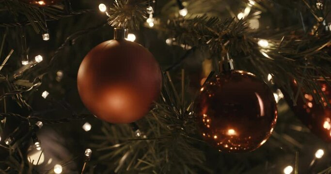 Happy decorative Christmas tree
