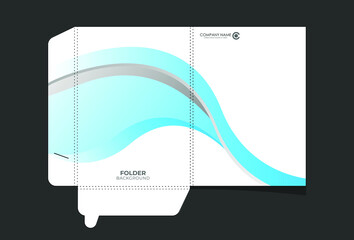 Business folders for documents, Layout designs for storing files, presentations, information, company reports, etc.
