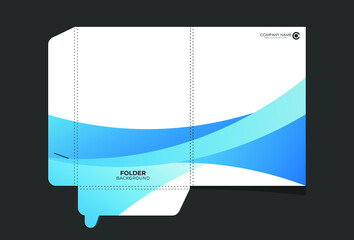 Business folders for documents, Layout designs for storing files, presentations, information, company reports, etc.