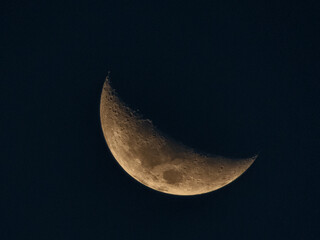 Luna en cuarto menguante © Martin