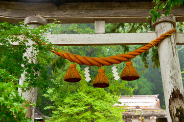 白川八幡しめ縄