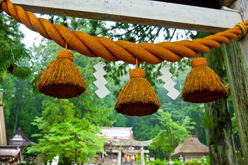 白川八幡しめ縄