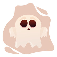 Halloween ghost cartoon
