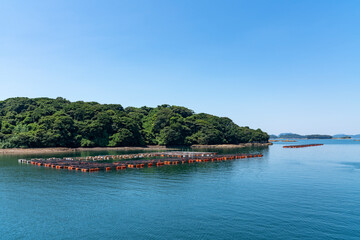 Fototapeta na wymiar [長崎県]九十九島の風景