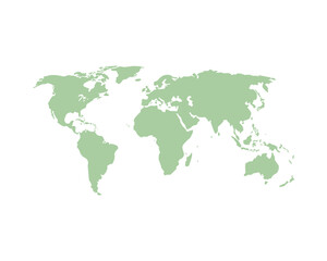 Fototapeta na wymiar world planet earth maps geography silhouette