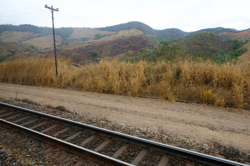 railway in the mountains