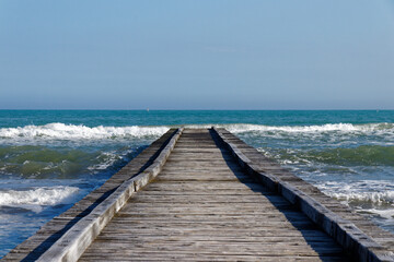 Obraz premium pier in the sea