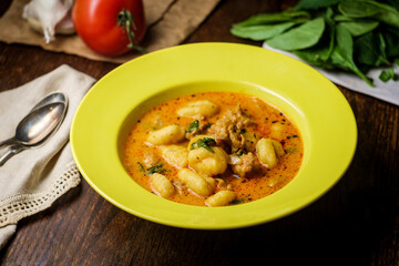 Italian Sausage Gnocchi Soup