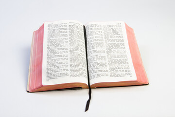 bible on white background