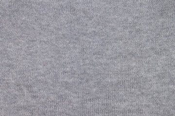 Plakat Seampless grey knitwear fabric texture bacground.