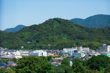 彦根城からの佐和山