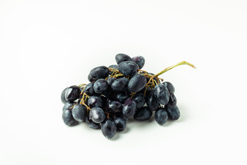 Bunch of grapes isolated on the white background