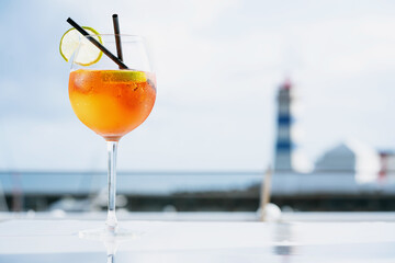 Aperol spritz, Italian summer cocktail