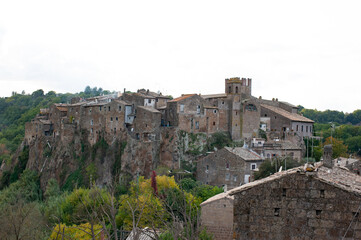 Veduta panoramica borgo di Calcata