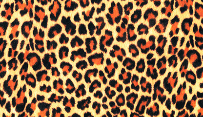 Leopard skin texture. Leopard print. Background with a pattern of leopard spots, safari background.