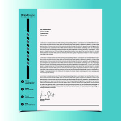 Attractive, Clean and Creative Letterhead