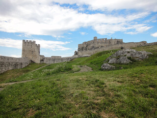 Fototapeta na wymiar Castle ruins: Spis Castle the UNESCO heritage in Slovakia