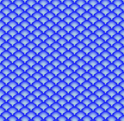 coloured hexagonal scale cube seamless repeat pattern background