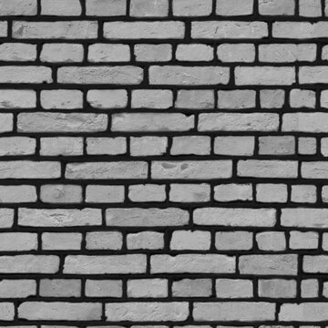 8K brick wall roughness texture, height map or specular for Imperfection map for 3d materials, Black and white texture