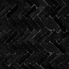 8K brick floor roughness texture, height map or specular for Imperfection map for 3d materials, Black and white texture