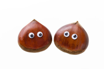 ユーモラスな栗